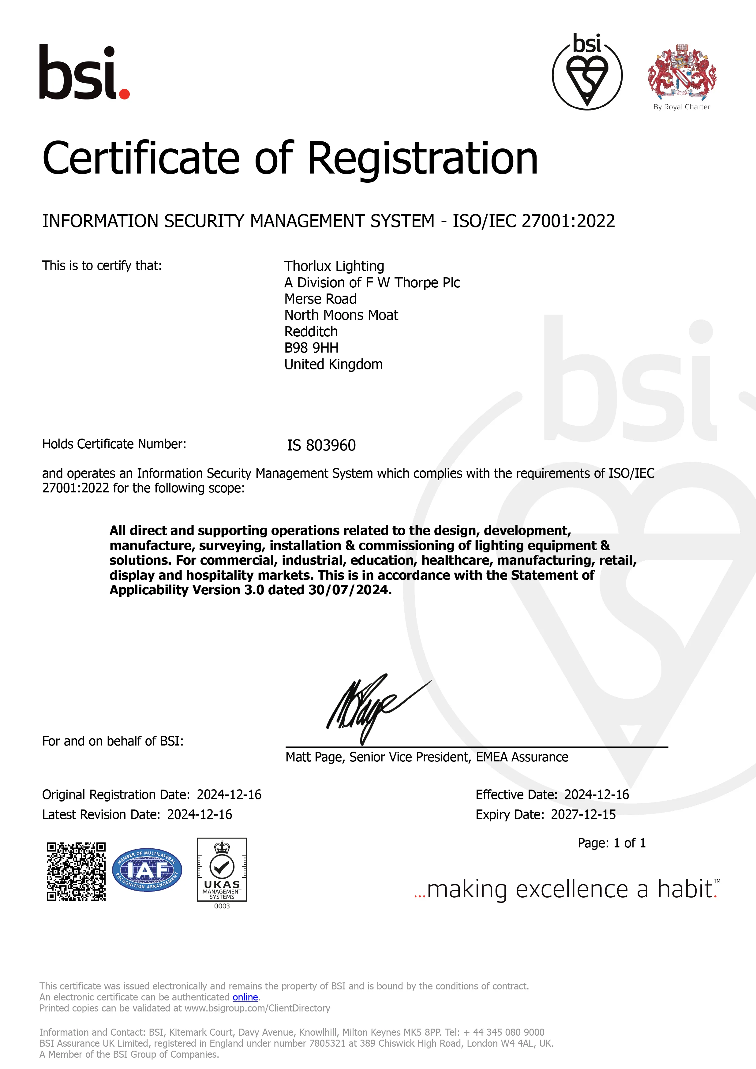 ISO/IEC 27001:2022