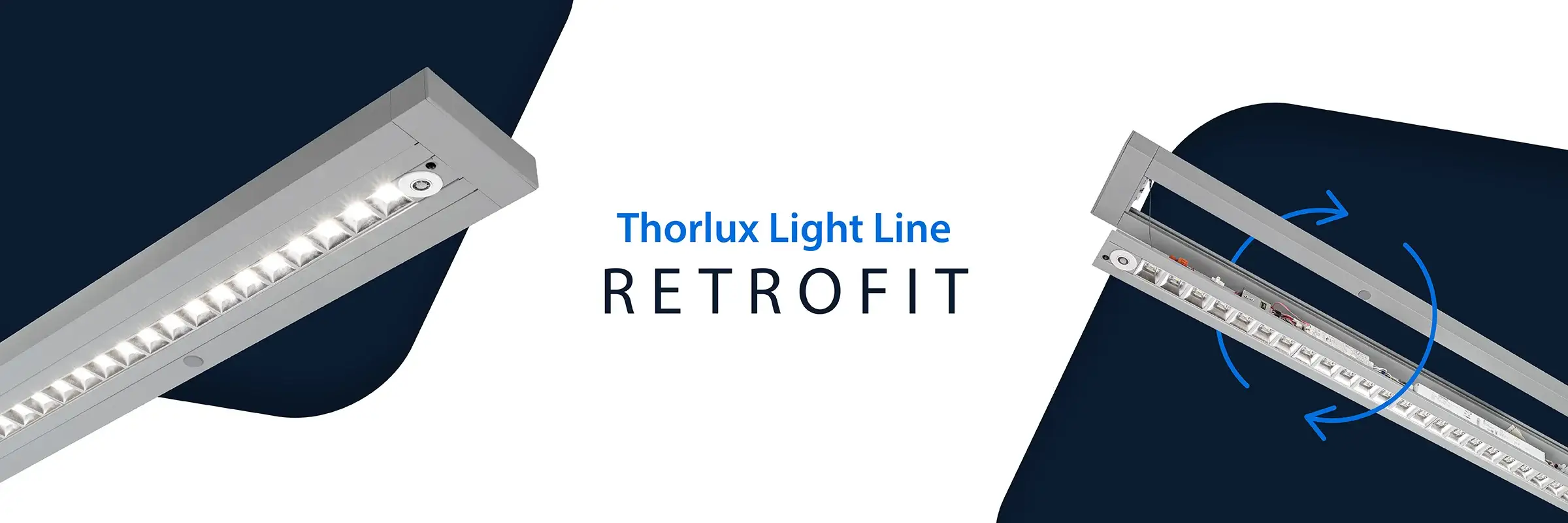 Thorlux Light Line Retrofit - A sustainable upgrade for fluorescent Thorlux Light Line